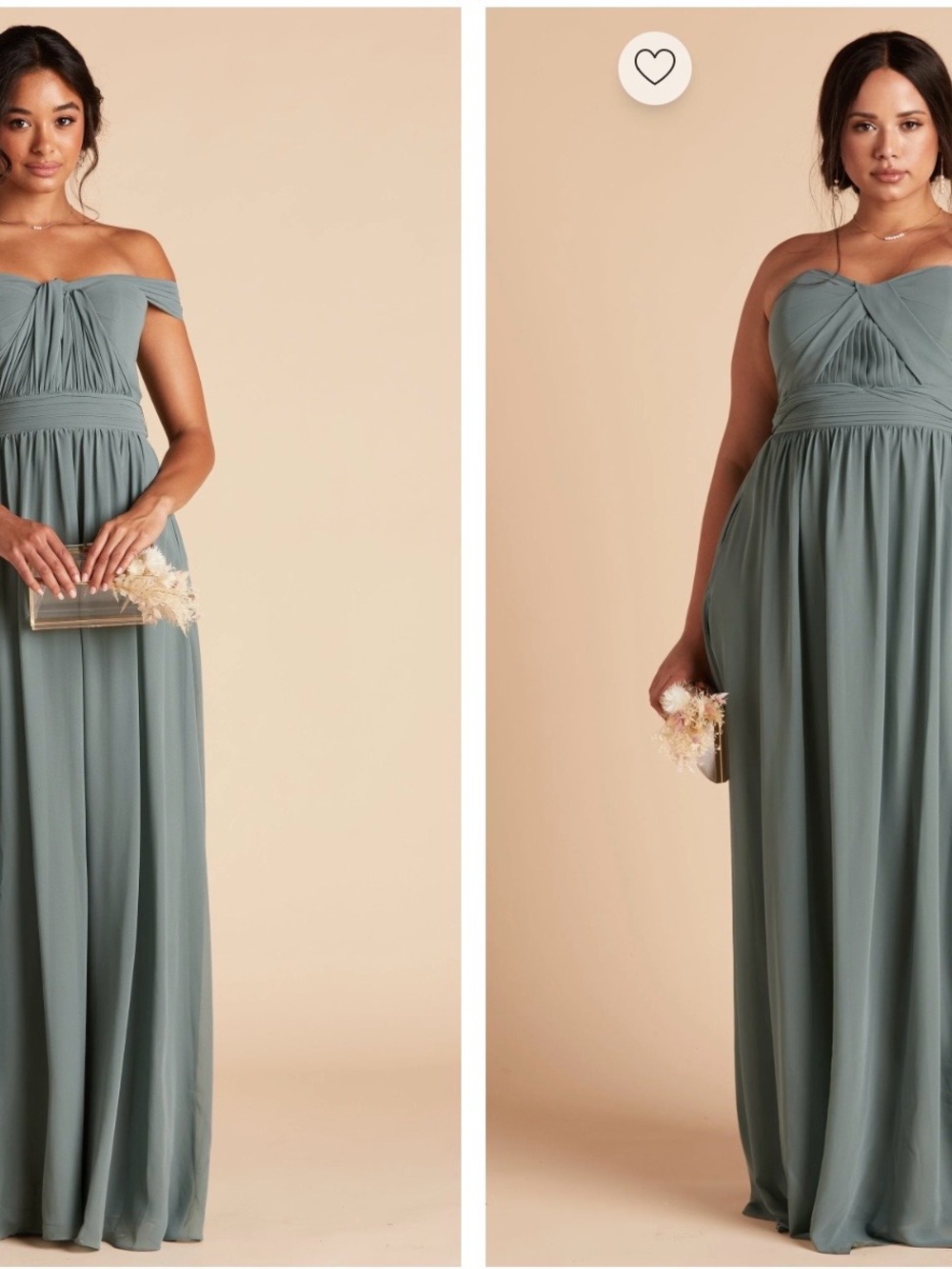 Birdy Grey Convertible One-Shoulder Bridesmaid Dress - Sea Glass